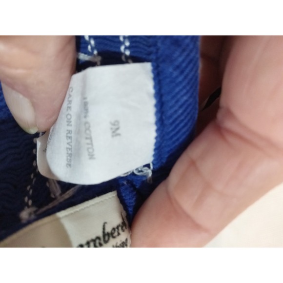 Amanda Remembered 9M Blue Corduroy Smocked Nativity Bishop Dress Christmas Baby - Picture 5 of 6